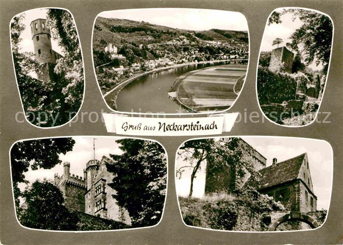 Neckarsteinach Burg Schwalbennest Hinterburg Mittelburg Vorderburg