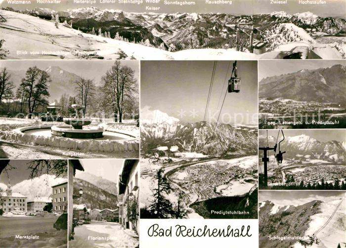 Reichenhall Bad Marktplatz Predigtstuhlbahn