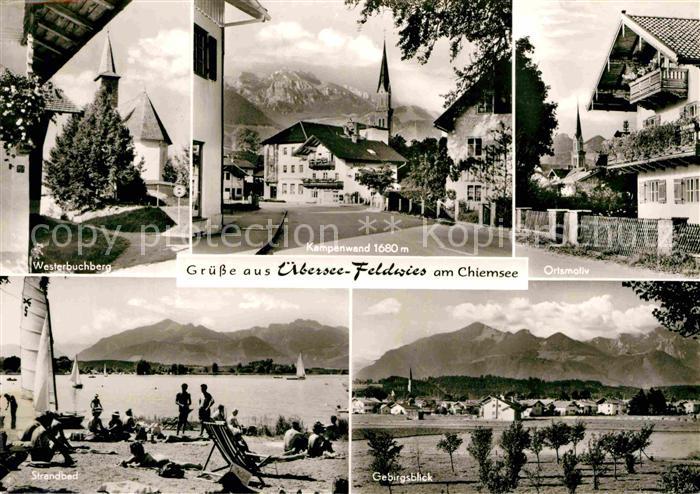 Feldwies Westerbuchberg Kampenwand Strandbad Gebirgsblick