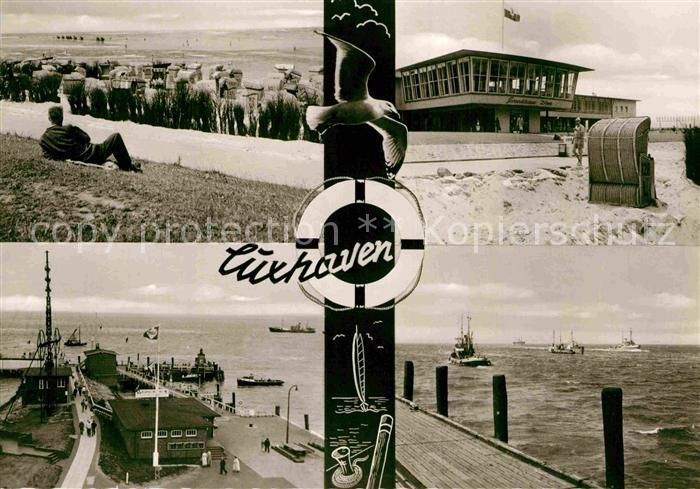 Cuxhaven Nordseebad Strand Hafen