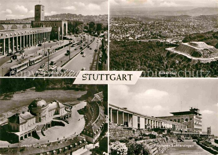 STUTTGART  CITY Hauptbahnhof Birkenkopf Schloss Salitude Flughafen Echterdingen
