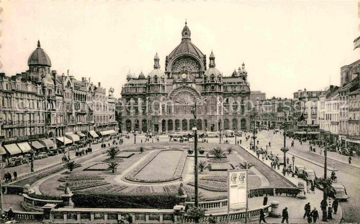 Antwerpen Anvers Koningin Astrid Plein Midden Statie