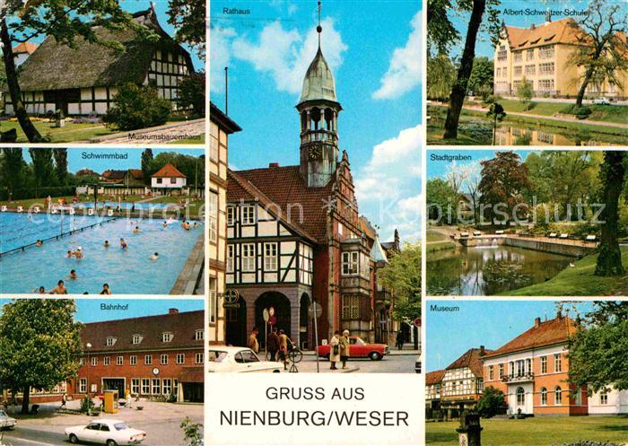 Nienburg Weser Rathaus Museum Albert-Scheizer-Schule Museumsbauernhaus