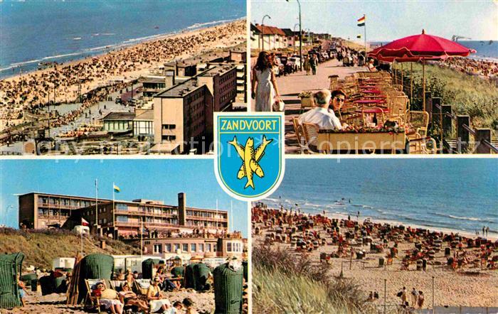 Zandvoort Holland Fliegeraufnahme Strand Promenade