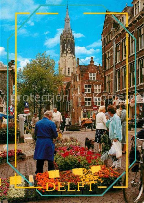 Delft Bloemenmarkt Hippolytusbuurt