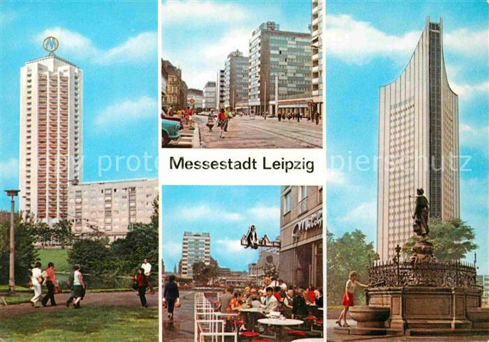 LEIPZIG Sachsen Wintergartenstrasse Neubauten am Bruehl Karl-Marx-Universitaet