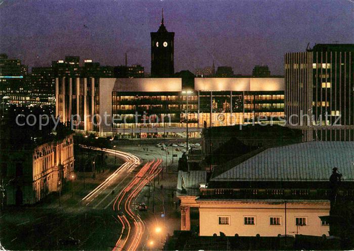 BERLIN  CITY Palast der Republik bei Nacht
