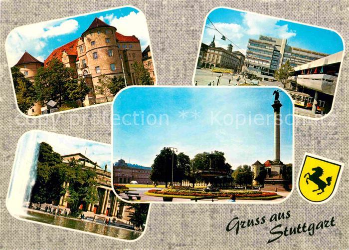 STUTTGART  CITY Altes Schloss Schlossplatz Staatstheater