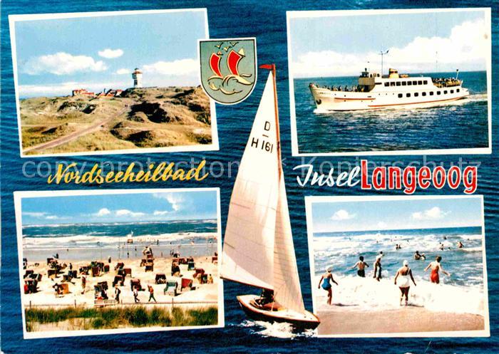 Langeoog Nordseebad Strand Duenen Leuchtturm
