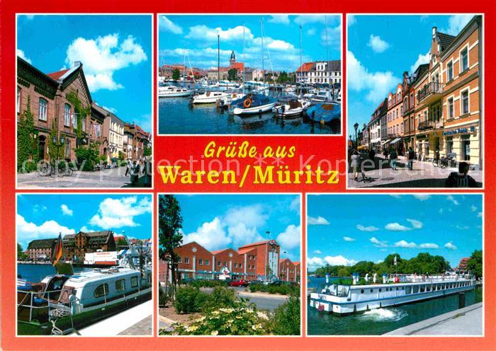 Waren Mueritz Hafen Ortspartien