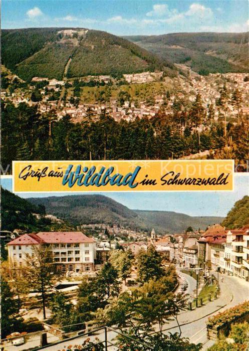 Wildbad Schwarzwald Fliegeraufnahme