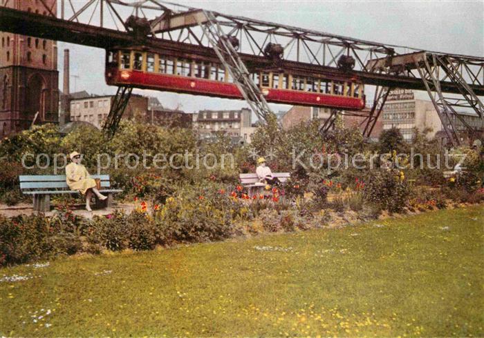 WUPPERTAL NRW Barmen Schwebebahn