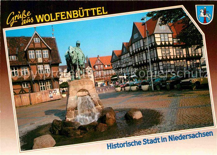 Wolfenbuettel Stadtmarkt Fachwerkhaeuser