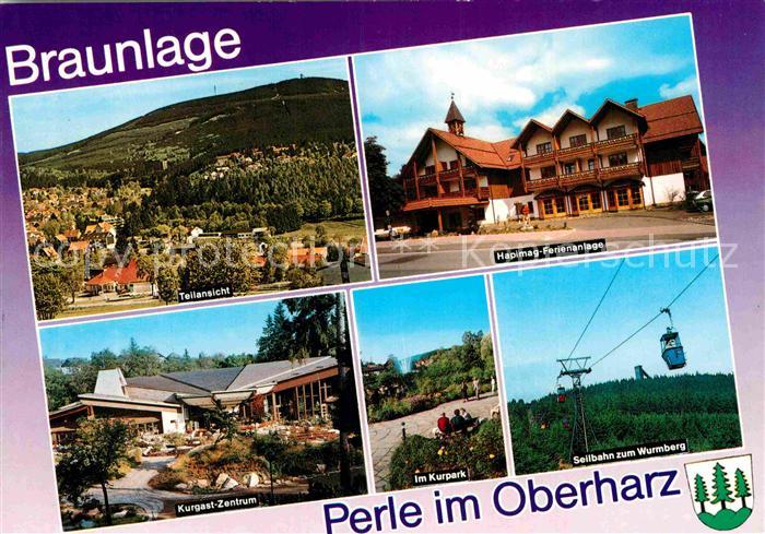 Braunlage Harz Hapimag Ferienanlage Kurgast-Zentrum Kurpark Seilbahn zum Wurmber