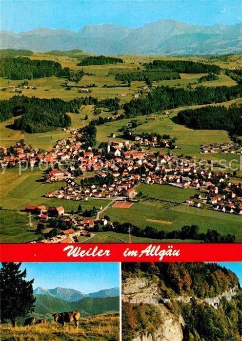Weiler Allgaeu Fliegeraufnahme