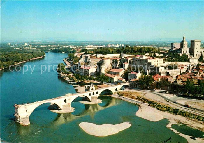Avignon Vaucluse Fliegeraufnahme Pont