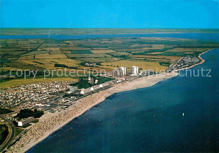 Grossenbrode Ostseebad Fliegeraufnahme mit Strand