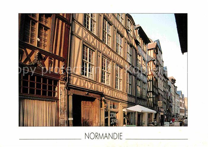 Rouen Normandie Fachwerkhaeuser