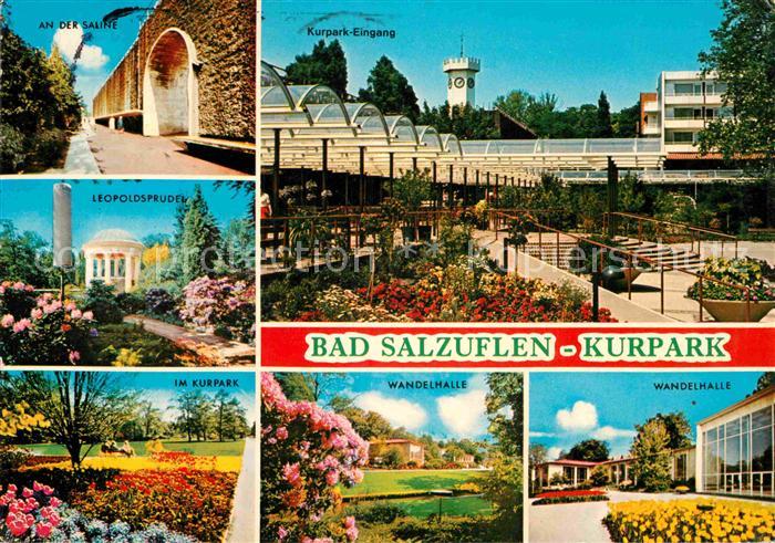 Bad Salzuflen Kurpark Leopoldsprudel Saline Wandelhalle