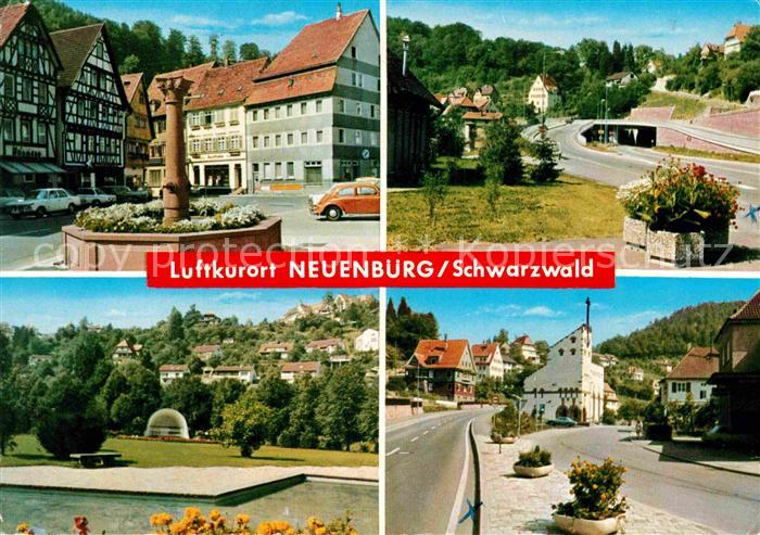 Neuenbuerg Enz Fachwerk Brunne Stassenpartien