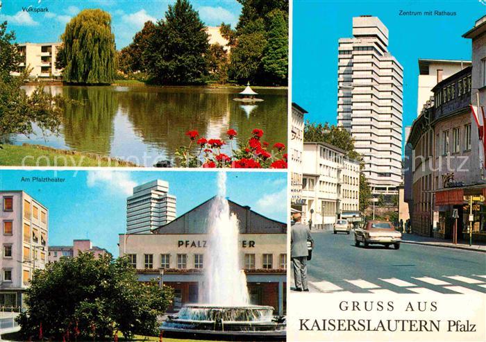 Kaiserslautern Volkspark Rathaus Pfalztheater
