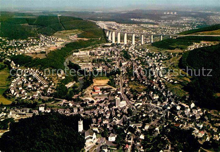 Eiserfeld Fliegeraufnahme mit Siegtal-Bruecke