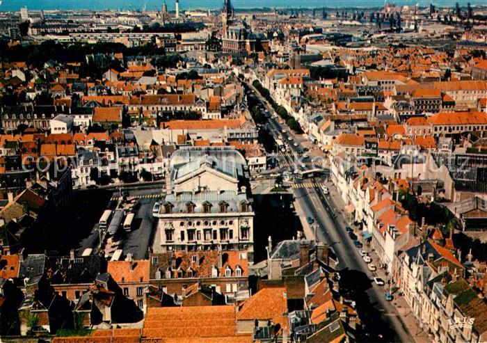 Calais Fliegeraufnahme Altstadt