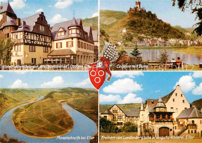 Cochem Mosel Hotel Restaurant Alte Thorschenke Burg Moselschleife Freiherr von L