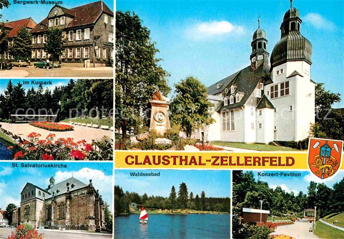 Clausthal-Zellerfeld Goslar Niedersachsen Kirche Bergwerkmuseum Kurpark Waldseeb