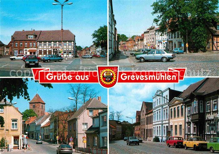 Grevesmuehlen Markt Grosse Seestrasse August Bebel Strasse
