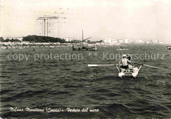 Milano Marittima Veduta dal mare