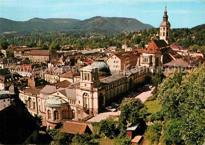 BADEN-BADEN BW Stadtbild mit Kirche