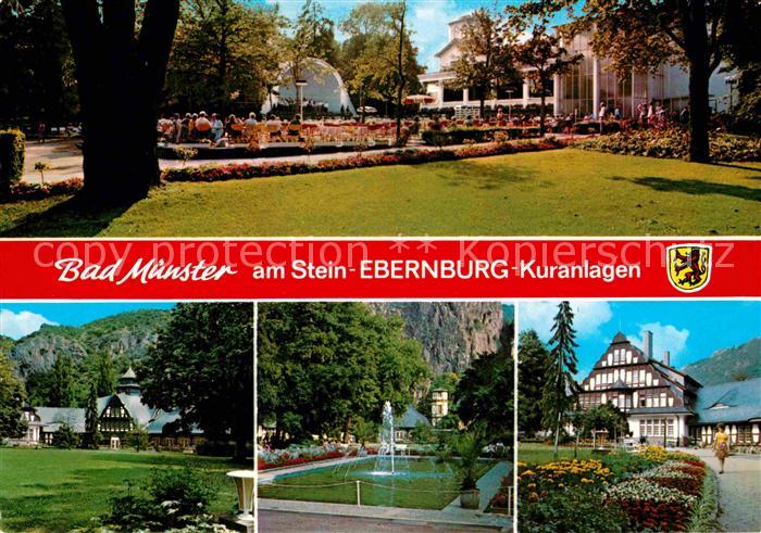 Bad Muenster Stein Ebernburg Kuranlagen Musikpavillon Kurpark Promenade