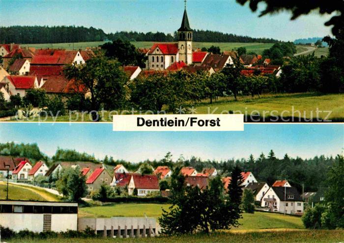 Dentlein Teilansichten mit Kirche