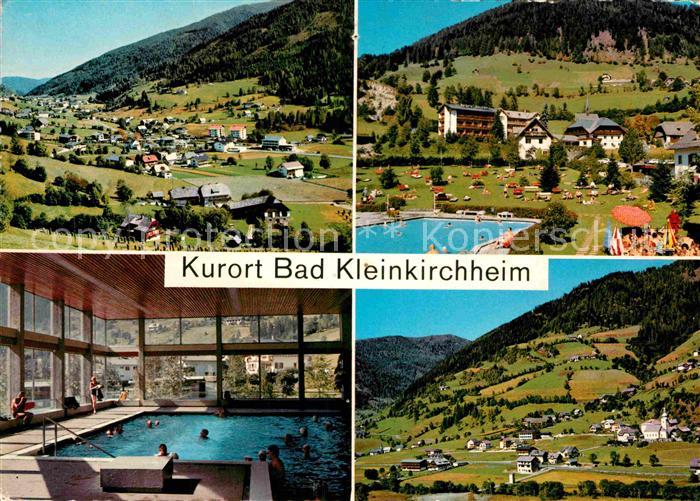 Bad Kleinkirchheim Kaernten Ortsansichten Thermalhallenbad Freibad