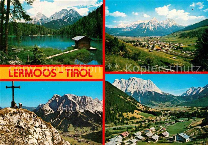 Lermoos Tirol Bergsee Alpenpanorama Gipfelkreuz