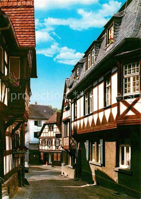 Kronberg Taunus Pferdstrasse Fachwerkhaeuser Luftkurort