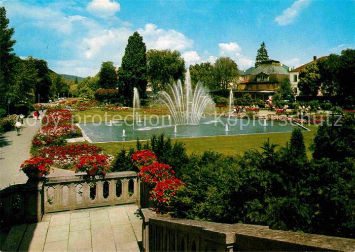 Bad Kissingen Rosengarten mit Wasserspielen