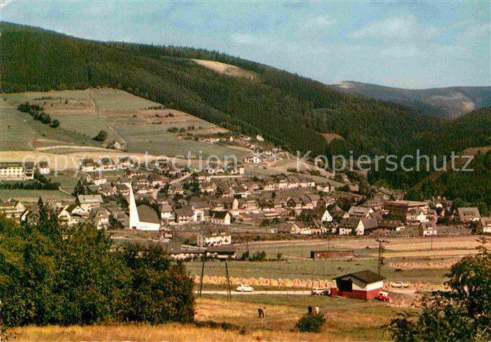 Willingen Sauerland Panorama Heilklimatischer Kurort und Wintersportplatz