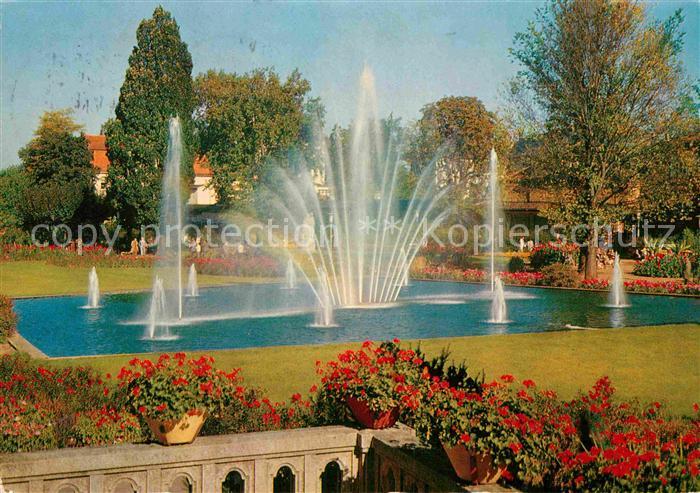 Bad Kissingen Rosengarten Wasserspiele