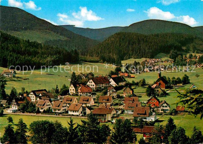 Obertal Baiersbronn Gesamtansicht Luftkurort im Schwarzwald
