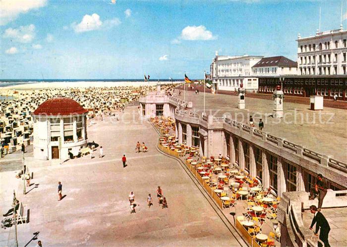 BORKUM Nordseebad Niedersachsen Kurpromenade