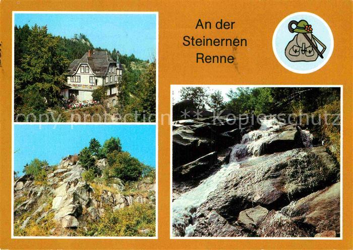 Wernigerode Harz Ferienheim Gaststaette Steinerne Renne Renneklippen