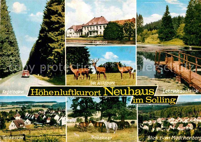 Neuhaus Solling Kegelbahn Schloss Wildpark Hirsch Rehe Lakenhausteich Maedchenbe