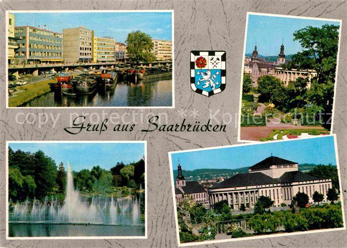 SAARBRueCKEN Saarland Berliner Promenade Deutsch Franzoesischer Garten Schlossga