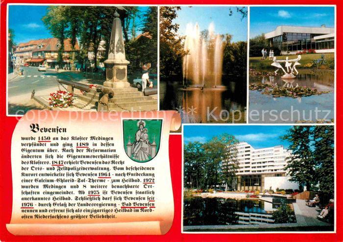 Bevensen Bad Denkmal Fontaene Kurhaus Park Geschichte