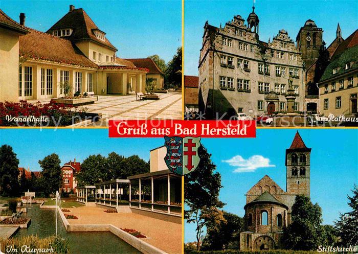 Bad Hersfeld Wandelhalle Rathaus Kurpark Stiftskirche