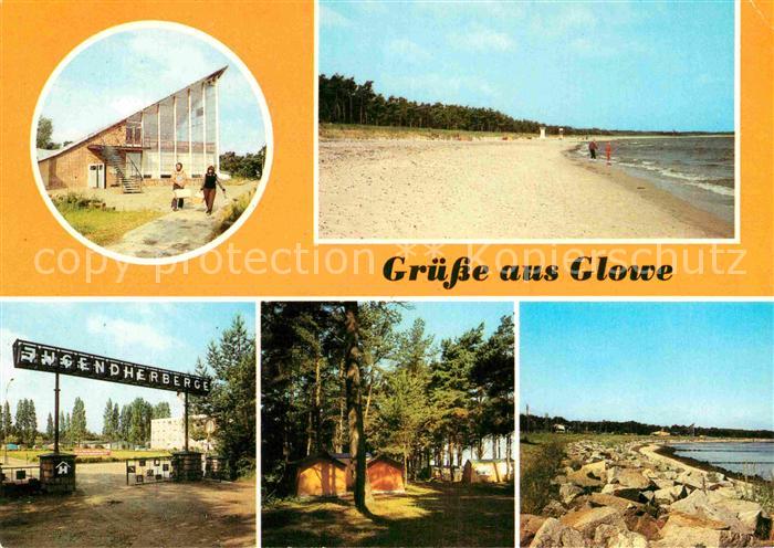 Glowe Ruegen HO Gaststaette Ostseeperle Strand Schaabe Jugendherberge Zeltplatz