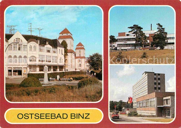 Binz Ruegen Strandpromenade Urlauberrestaurant FDGB Erholungsheim Arkona