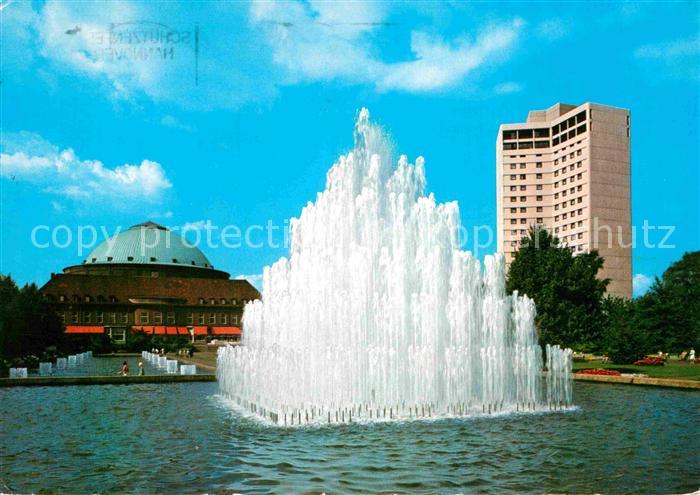 HANNOVER  CITY Stadthalle Parkhotel Wasserspiele